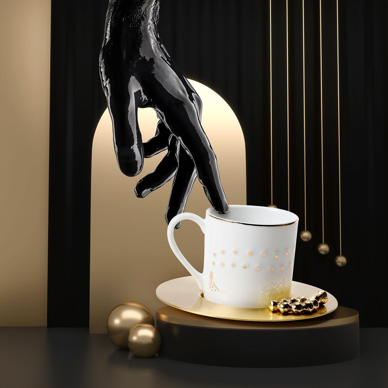 Cup W Saucer Emb Masbaha – Shop Manse